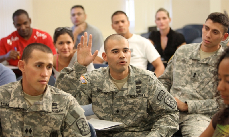 Transitioning from Military Service to Education: Support for Veterans